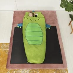 Dutch Mountains Kinderslaapzak Nijlpaard - 170 X 70cm Polyester - Zacht Lichtgewicht – Opberghoes -Buitenkampeer Winkel 1200x1200 1051