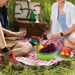 Buxibo - 3-Delige Keuken Vergiet Set Inklapbaar Groen/Grijs -Buitenkampeer Winkel 1200x1200 1105