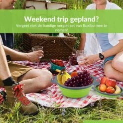 Buxibo - 3-Delige Keuken Vergiet Set Inklapbaar Groen/Grijs -Buitenkampeer Winkel 1200x1200 1112