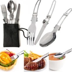 Camping Outdoor Kookset 13-delig Camping Servies En Pannen Pannenset Keukengerei - BPA-vrij & Geen Giftige Stoffen - Opvouwbaar & Licht - Ideaal Voor Reizen, Festival, Wandelen -Buitenkampeer Winkel 1200x1200 1124