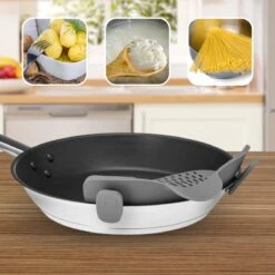 SensaHome- Siliconen Vergiet - Keuken Afgietdeksel - Afgiethulp - Siliconen - BPA Vrij - Grijs -Buitenkampeer Winkel 1200x1200 1170