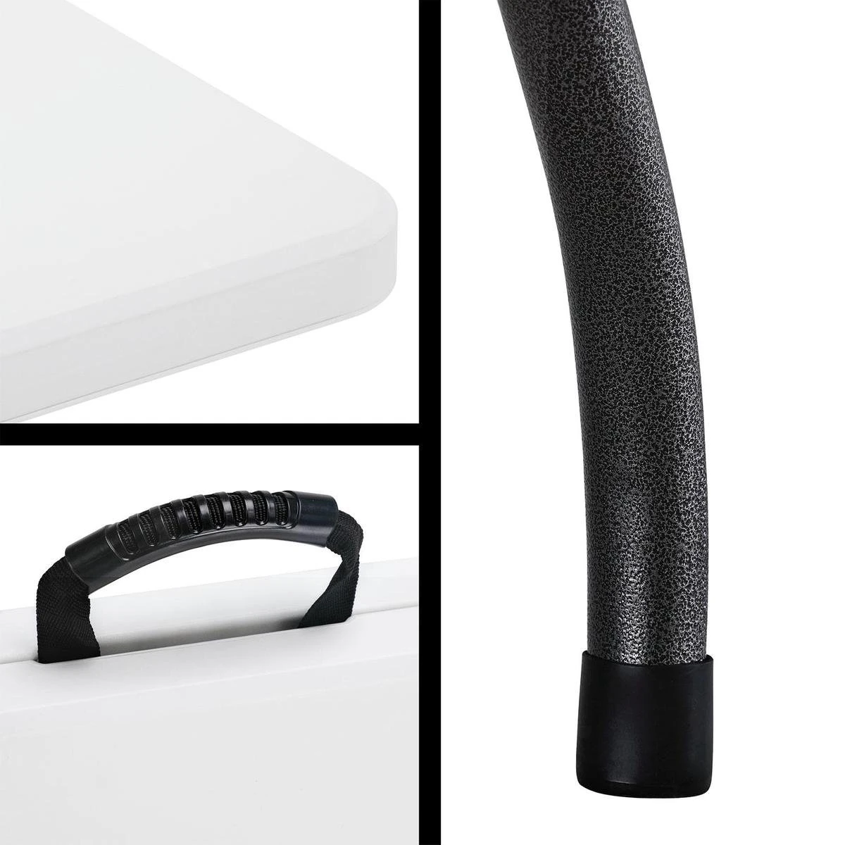 Casaria Tuintafel Opvouwbaar – Met Draaggreep 220x70 Cm – Wit 11 Casaria Tuintafel Opvouwbaar – Met Draaggreep 220x70 Cm – Wit - Afbeelding 9