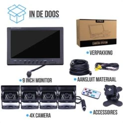 Strex Achteruitrijcamera Set Bedraad Met 4 Camera's (tegelijk Bekijken) - 9" Scherm - 18LED Nachtzicht 15m - IP67 Waterdicht - Achteruitrij Camera 19 Strex Achteruitrijcamera Set Bedraad Met 4 Camera's (tegelijk Bekijken) - 9" Scherm - 18LED Nachtzicht 15m - IP67 Waterdicht - Achteruitrij Camera -Buitenkampeer Winkel 1200x1200 1204