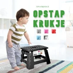 Splendole Opstapje Inklapbaar Caravanopstapje - Opvouwbaar - 100 Kg - Blauwe Krukje -Buitenkampeer Winkel 1200x1200 1217