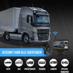 Strex Achteruitrijcamera Set Draadloos - 7" Scherm - 18LED Nachtzicht 15m - IP67 Waterdicht - Achteruitrij Camera - Geschikt Voor Auto/ Camper / Caravan / Vrachtwagen / Landbouw / Boot / Tractor -Buitenkampeer Winkel 1200x1200 1291
