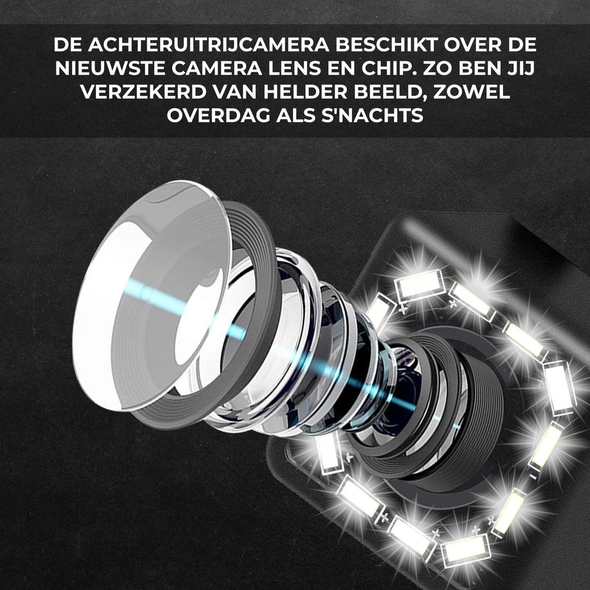 XEOD Achteruitrijcamera - 12 LED Nachtzicht - IP68 Waterdicht - Achteruitrij Camera Auto 4 XEOD Achteruitrijcamera - 12 LED Nachtzicht - IP68 Waterdicht - Achteruitrij Camera Auto - Afbeelding 2
