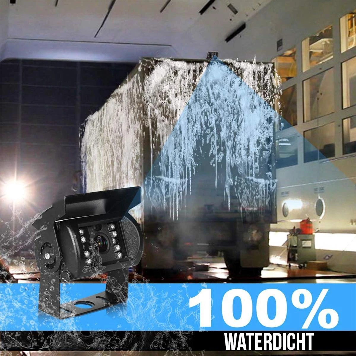 Strex Achteruitrijcamera Set Bedraad - 7" Scherm - 18LED Nachtzicht 15m - IP67 Waterdicht - Achteruitrij Camera 7 Strex Achteruitrijcamera Set Bedraad - 7" Scherm - 18LED Nachtzicht 15m - IP67 Waterdicht - Achteruitrij Camera - Afbeelding 5