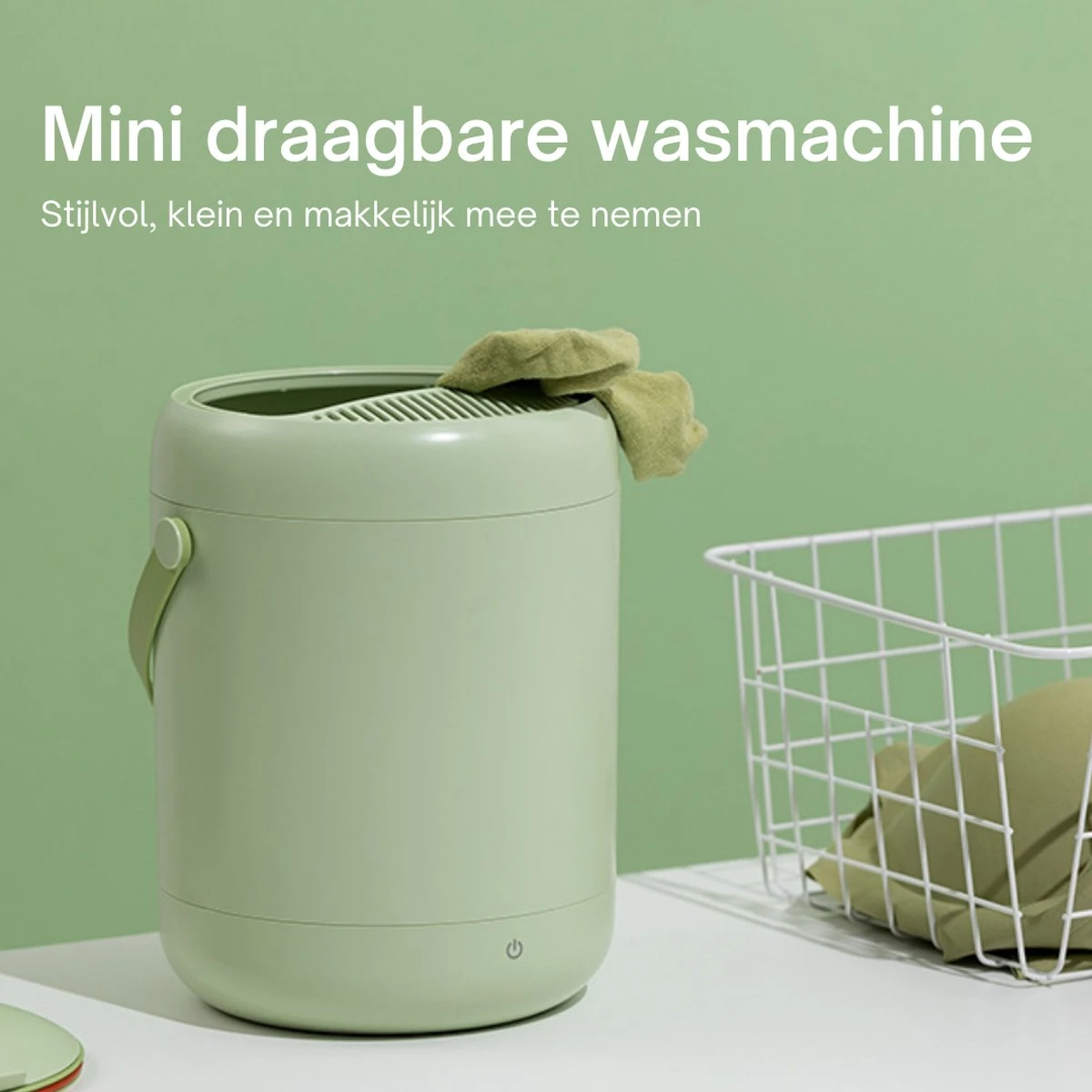 Tauraro Mini Wasmachine Groen - Mini Wasmachine - Kleine Wasmachine - Wasmachine Klein - Handwasmachine - Draagbare Wasmachine - Kampeer Wasmachine - Mini Wasmachine Camping - 17.5 X 17.5 X 23.5 Cm 5 Tauraro Mini Wasmachine Groen - Mini Wasmachine - Kleine Wasmachine - Wasmachine Klein - Handwasmachine - Draagbare Wasmachine - Kampeer Wasmachine - Mini Wasmachine Camping - 17.5 X 17.5 X 23.5 Cm - Afbeelding 3