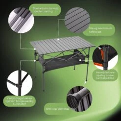 Campingtafel Inklapbaar En Opvouwbaar - Kampeertafel - Lichtgewicht Hittebestendig 12 Campingtafel Inklapbaar En Opvouwbaar - Kampeertafel - Lichtgewicht Hittebestendig -Buitenkampeer Winkel 1200x1200 136