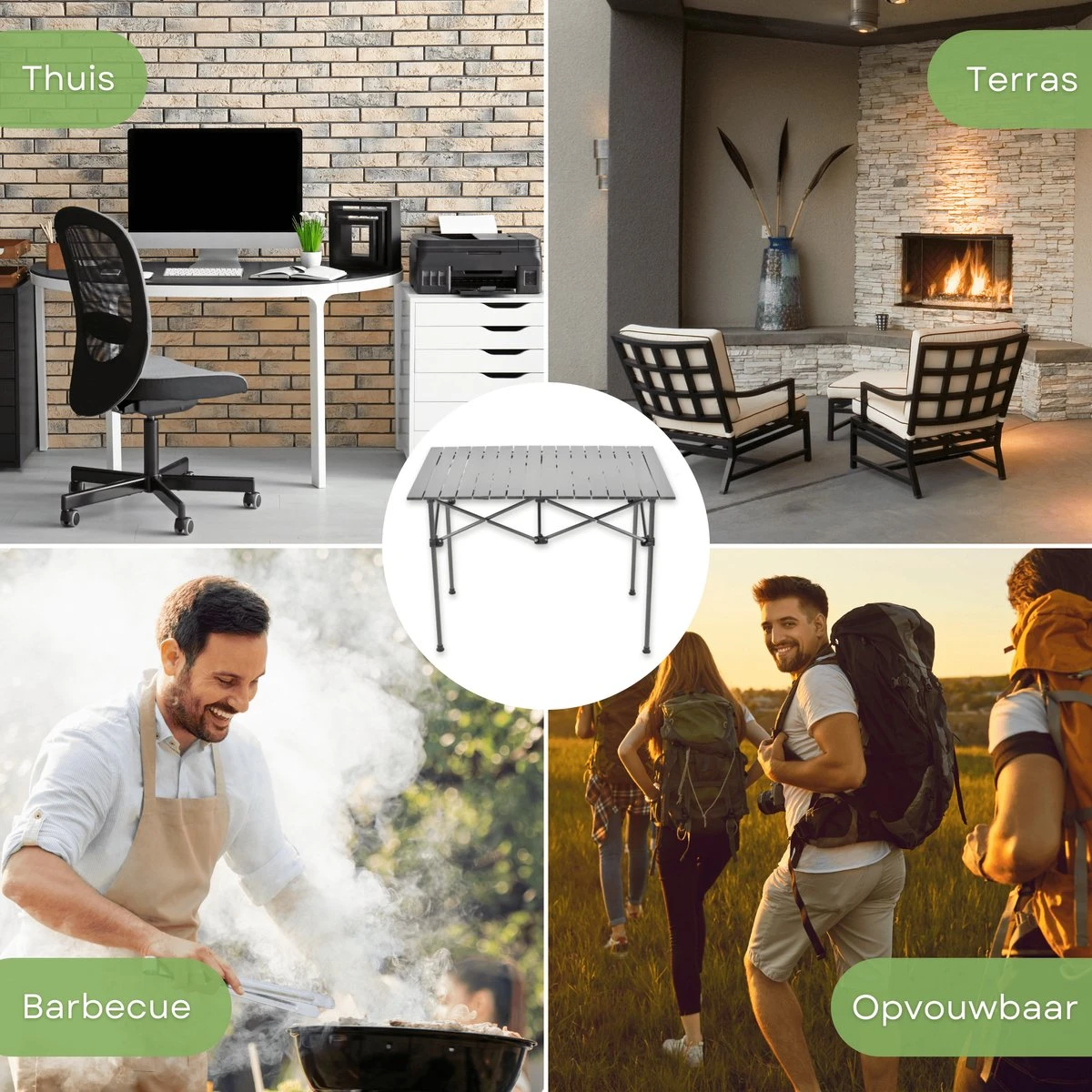 Campingtafel Inklapbaar En Opvouwbaar - Kampeertafel - Lichtgewicht Hittebestendig 9 Campingtafel Inklapbaar En Opvouwbaar - Kampeertafel - Lichtgewicht Hittebestendig - Afbeelding 7