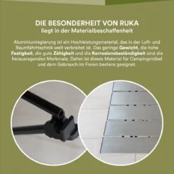 Skandika Ruka S Kleine Campingtafel – Campingtafels - Aluminium Campingtafel, Opvouwbaar, Zeer Licht, Eenvoudig Te Monteren, Stabiele Standaard - Opvouwtafel Voor Kamperen, Tenten Wandelen, Reizen, Thuis, Tuin – Tot Max. 20 Kg. - Grijs -Buitenkampeer Winkel 1200x1200 148