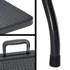 Casaria Tuintafel Opvouwbaar – Met Draaggreep 180x75 Cm – Zwart -Buitenkampeer Winkel 1200x1200 166