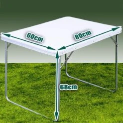 Merkloos Aluminium Inklapbare Tuintafel - Campingtafel - 80x60x68 Cm -Buitenkampeer Winkel 1200x1200 177