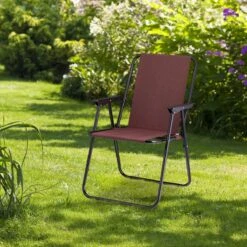 Relaxdays Campingstoel Inklapbaar Set Van 2 - Klapstoel 100 Kg - Visstoel Met Armleuningen - Grijs -Buitenkampeer Winkel 1200x1200 190