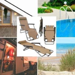 Ligstoel Opvouwbaar 155x60cm - Lichte Ligbed Relaxstoel Tuinstoel Campingstoel Strandstoel -Buitenkampeer Winkel 1200x1200 197