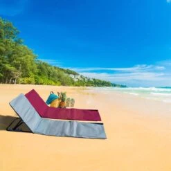 Strandmat Opvouwbaar Met Schouderband - Strandstoel Grijs 145x47x52 -Buitenkampeer Winkel 1200x1200 218