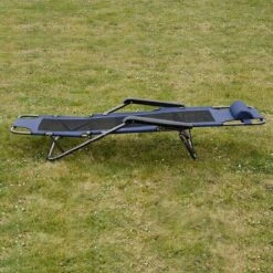 Ligstoel 180x60cm - Opvouwbaar Campingstoel Ligbed Strandstoel Tuinstoel Vouwligstoel Blauw -Buitenkampeer Winkel 1200x1200 235