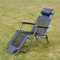 Ligstoel 180x60cm - Opvouwbaar Campingstoel Ligbed Strandstoel Tuinstoel Vouwligstoel Blauw -Buitenkampeer Winkel 1200x1200 236