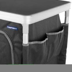 Campart Campingkast CU-0719 – Opvouwbaar En Verstelbaar - 4 Verstelbare Poten - 3 Lagen - Aluminium Frame - Grijs -Buitenkampeer Winkel 1200x1200 25