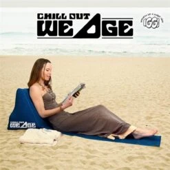 CKB LTD - Chill Out - Luchtbed - Campingstoel - Wedge Opblaasbare Ligstoel - Blauw Strandstoel 1 Persoons Volwassen Luchtbedden Kampeerstoel Vouwstoel Stoel Slaapmatje Slaapmatten Opvouwbaar Volwassenen Tuinstoel Opblaasstoel Kampeerstoelen Lucht -Buitenkampeer Winkel 1200x1200 307