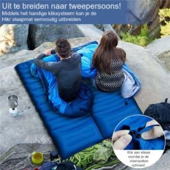 Hikr® Slaapmat 10cm+ Dikte - Comfortabel Luchtmatras - Zelfopblazend Met De Voet - TPU+40D Nylon - Slaapmatje Eenpersoons En Uit Te Breiden Tot Tweepersoons - Slaapmat Met Ingebouwde Pomp 15 Hikr® Slaapmat 10cm+ Dikte - Comfortabel Luchtmatras - Zelfopblazend Met De Voet - TPU+40D Nylon - Slaapmatje Eenpersoons En Uit Te Breiden Tot Tweepersoons - Slaapmat Met Ingebouwde Pomp -Buitenkampeer Winkel 1200x1200 335