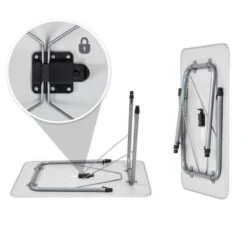 TecTake - Campingtafel - Inklapbaar, Afmetingen 80 X 60 X 68 Cm - 402173 8 TecTake - Campingtafel - Inklapbaar, Afmetingen 80 X 60 X 68 Cm - 402173 -Buitenkampeer Winkel 1200x1200 45