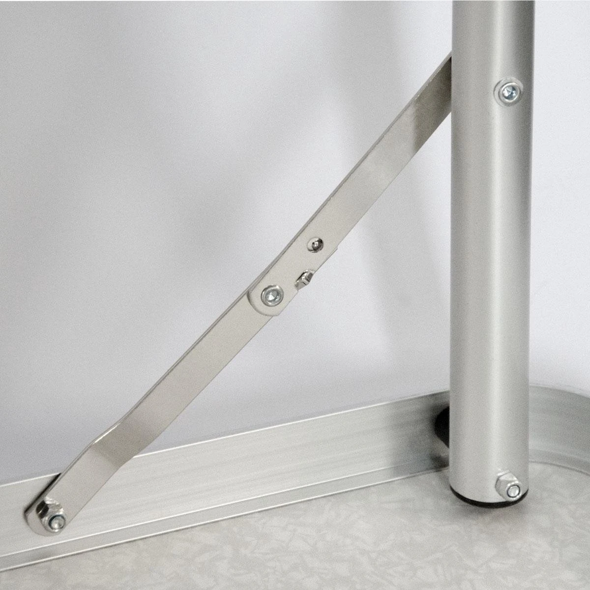 Aluminium Kampeertafel 120x60cm - Campingtafel Inklapbaar - 3-voudig Verstelbare Vouwtafel Antraciet 10 Aluminium Kampeertafel 120x60cm - Campingtafel Inklapbaar - 3-voudig Verstelbare Vouwtafel Antraciet - Afbeelding 8