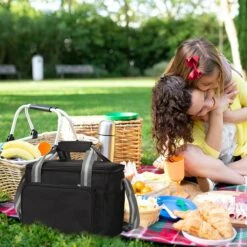 IBright Koeltas Opvouwbaar 15 Liter - 4 Laags Geïsoleerde Lunchtas - Waterdicht - Zwart -Buitenkampeer Winkel 1200x1200 551