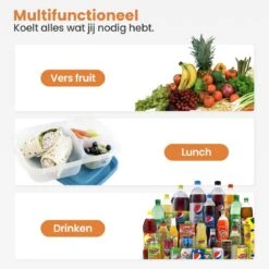 Eagle Koeltas - Compacte Koeltas - Stoffen Tas - Strandtas - Mini Koelbox -Buitenkampeer Winkel 1200x1200 560