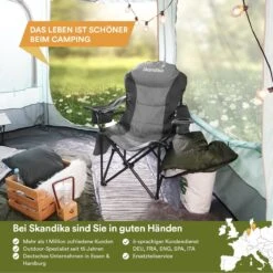 Skandika Relax Comfort Campingstoel - Campingstoel Opvouwbaar - Comfortabele Klapstoel Met Drinkhouder En Koelvak, Tot Max. 160 Kg, Opvouwbaar, Lichtgewicht | Vouwstoel Voor Kamperen, Camping, Festival, Vissen – Grijs 14 Skandika Relax Comfort Campingstoel - Campingstoel Opvouwbaar - Comfortabele Klapstoel Met Drinkhouder En Koelvak, Tot Max. 160 Kg, Opvouwbaar, Lichtgewicht | Vouwstoel Voor Kamperen, Camping, Festival, Vissen – Grijs -Buitenkampeer Winkel 1200x1200 57
