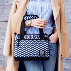 Brisby 4 Laags Geïsoleerde Koeltas - Lunchtas 10 Liter - Zigzag Blauw -Buitenkampeer Winkel 1200x1200 581