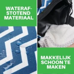 Brisby 4 Laags Geïsoleerde Koeltas - Lunchtas 10 Liter - Zigzag Blauw -Buitenkampeer Winkel 1200x1200 582