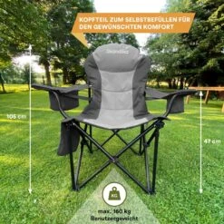 Skandika Relax Comfort Campingstoel - Campingstoel Opvouwbaar - Comfortabele Klapstoel Met Drinkhouder En Koelvak, Tot Max. 160 Kg, Opvouwbaar, Lichtgewicht | Vouwstoel Voor Kamperen, Camping, Festival, Vissen – Grijs 16 Skandika Relax Comfort Campingstoel - Campingstoel Opvouwbaar - Comfortabele Klapstoel Met Drinkhouder En Koelvak, Tot Max. 160 Kg, Opvouwbaar, Lichtgewicht | Vouwstoel Voor Kamperen, Camping, Festival, Vissen – Grijs -Buitenkampeer Winkel 1200x1200 59