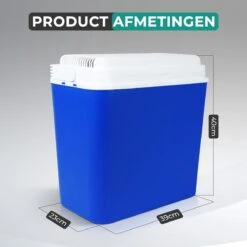 Niceey Thermo Elektrische Koelbox - 24 Liter - Koelbox Elektrisch 12v 230 Volt - Coolbox - Koelt & Verwarmt - Blauw -Buitenkampeer Winkel 1200x1200 636