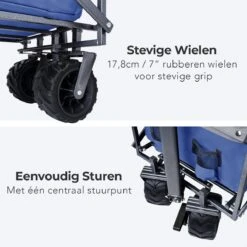 LifeGoods Bolderkar - Opvouwbaar - Tot 80KG - 94L - Wasbaar Polyester - 98x45cm - Blauw/Grijs 21 LifeGoods Bolderkar - Opvouwbaar - Tot 80KG - 94L - Wasbaar Polyester - 98x45cm - Blauw/Grijs -Buitenkampeer Winkel 1200x1200 759