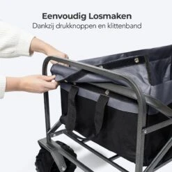 LifeGoods Bolderkar - Opvouwbaar - Tot 80KG - 94L - Wasbaar Polyester - 98x45cm - Zwart/Grijs 20 LifeGoods Bolderkar - Opvouwbaar - Tot 80KG - 94L - Wasbaar Polyester - 98x45cm - Zwart/Grijs -Buitenkampeer Winkel 1200x1200 839