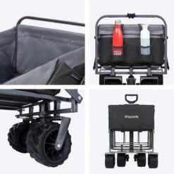 LifeGoods Bolderkar - Opvouwbaar - Tot 80KG - 94L - Wasbaar Polyester - 98x45cm - Zwart/Grijs 23 LifeGoods Bolderkar - Opvouwbaar - Tot 80KG - 94L - Wasbaar Polyester - 98x45cm - Zwart/Grijs -Buitenkampeer Winkel 1200x1200 842