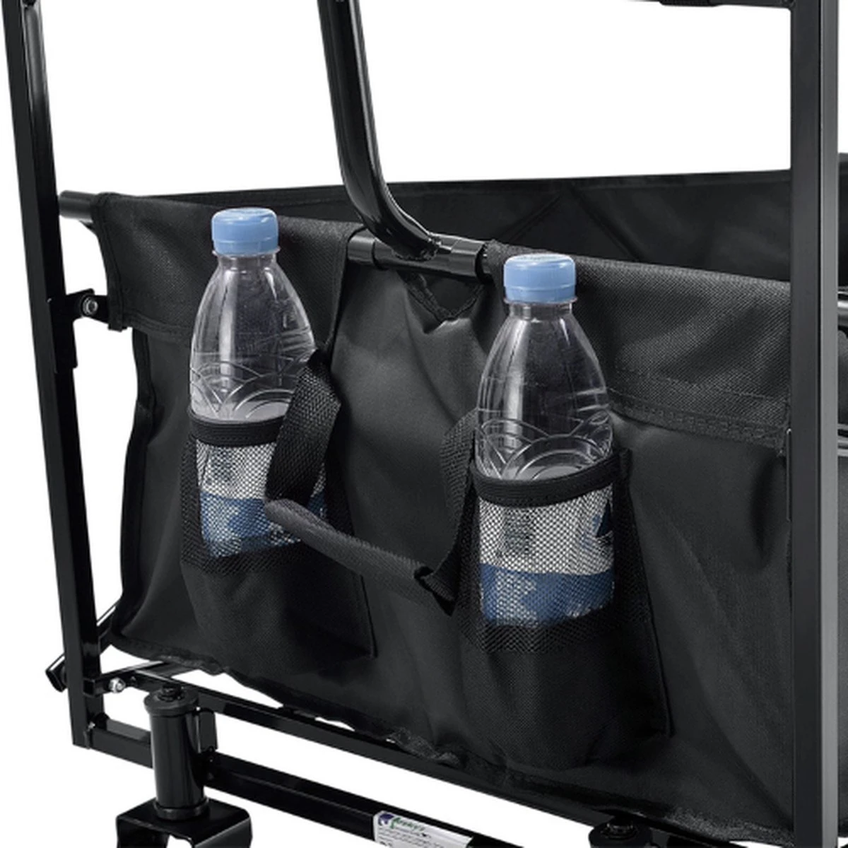 Rijoka Opvouwbare Bolderkar/Bolderwagen - Telescopische Stang | Zwart 8 Rijoka Opvouwbare Bolderkar/Bolderwagen - Telescopische Stang | Zwart - Afbeelding 6