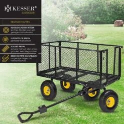 Exxen KESSER® Bolderkar, 550 Kg Belastbaar, Tuinwagen, Transportwagen, Tuinwagen, Uitneembaar Zeil, Gereedschapswagen, Handwagen, Veelzijdig Inzetbaar, Zwart 12 Exxen KESSER® Bolderkar, 550 Kg Belastbaar, Tuinwagen, Transportwagen, Tuinwagen, Uitneembaar Zeil, Gereedschapswagen, Handwagen, Veelzijdig Inzetbaar, Zwart -Buitenkampeer Winkel 1200x1200 848