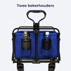 LifeGoods Bolderkar - Opvouwbaar - Draaibare Wielen - 2 Standen - 70KG Draagkracht - Blauw -Buitenkampeer Winkel 1200x1200 856