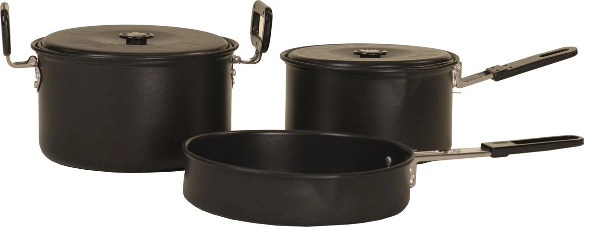 Travellife Pannenset - 3-delig - Compact - Aluminium 3 Travellife Pannenset - 3-delig - Compact - Aluminium