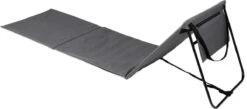 Strandmat Opvouwbaar Met Schouderband - Strandstoel Grijs 145x47x52 -Buitenkampeer Winkel 1200x530