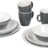 Bo-Camp Servies - Campingbord - 100% Melamine - 16-delig - Grijs -Buitenkampeer Winkel 1200x560 1