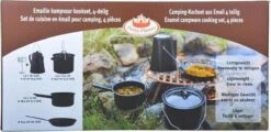 ESSCHERT DESIGN Pannenset Kampvuur - 4 Delig - Outdoor - Metaal 21 ESSCHERT DESIGN Pannenset Kampvuur - 4 Delig - Outdoor - Metaal -Buitenkampeer Winkel 1200x581 14