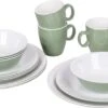 Bo-Camp Servies - Campingbord - 100% Melamine - 16-delig - Groen 1 Bo-Camp Servies - Campingbord - 100% Melamine - 16-delig - Groen -Buitenkampeer Winkel 1200x586
