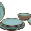 Bo-Camp Servies Halo - 12 Delig Melamine - Aqua 1 Bo-Camp Servies Halo - 12 Delig Melamine - Aqua -Buitenkampeer Winkel 1200x643 1