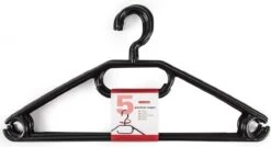 Merkloos Set Van Mobiele Opvouwbare Kledingkast Met Blauwe Hoes 160 Cm En 5x Plastic Kledinghangers Zwart -Buitenkampeer Winkel 1200x651 1