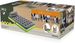 Bestway 1-Persoons Luchtbed Roll & Relax - 188 X 99 X 22 CM - Incl. 3-in-1 Reistas, Kussen En Handpomp - Binnen 50 Sec Opgeblazen - Binnen- En Buitengebruik -Buitenkampeer Winkel 1200x686