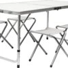 Inklapbare, In Hoogte Verstelbare Campingtafel 120x60x70cm Incl. 4 Inklapbare Krukken Campingtafel S -Buitenkampeer Winkel 1200x692