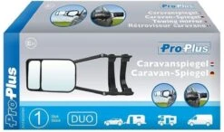 PROPLUS Pro Plus Caravanspiegel - Duo - 23 Cm - Universeel Voor Links En Rechts - Zwart -Buitenkampeer Winkel 1200x708 3